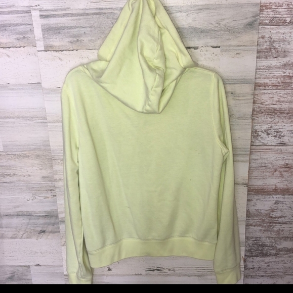 PINK VICTORIA’S SECRET zip-up hoodie green sweatshirt size large PINK hoodie - Picture 5 of 5